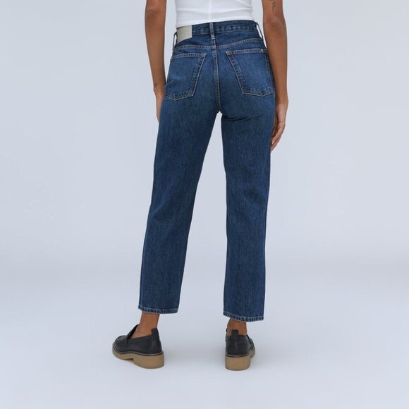NWT Everlane The Rigid Way High Jean in Rich Indigo 28 Reg - Picture 4 of 7
